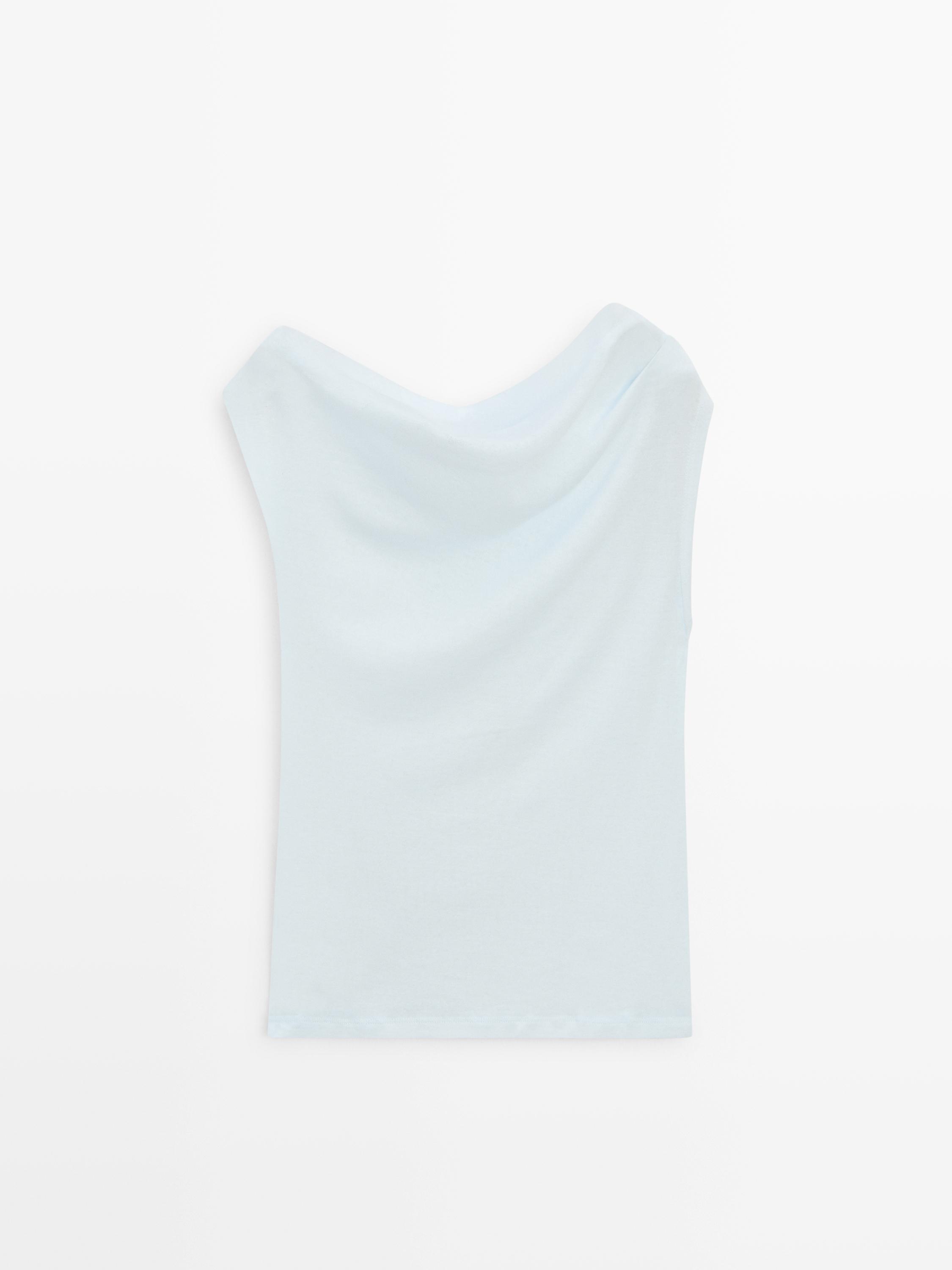 Top asymétrique sans manches